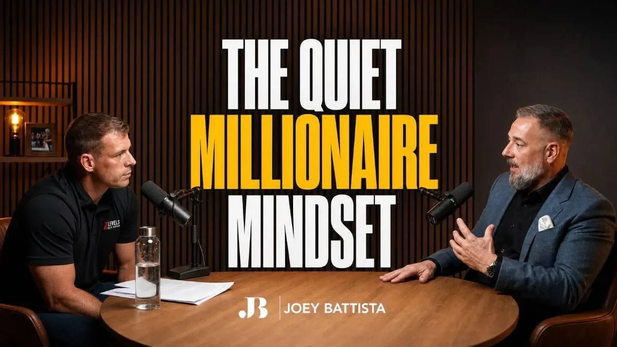 Joey Battista with Tommy Mello discussing entrepreneur mindset, operator mindset, and effective business leadership.