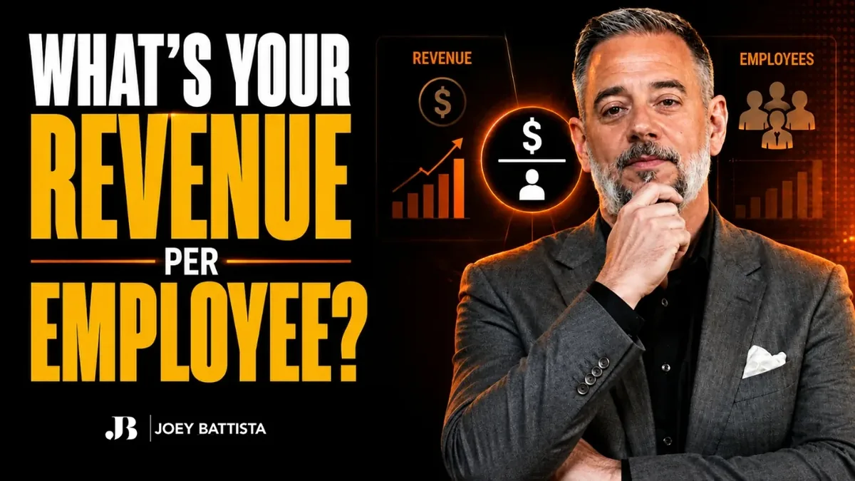Joey Battista explaining the one metric to track