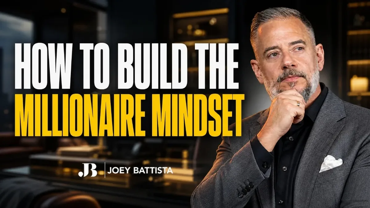 Joey Battista discussing how to build a leadership mindset for long term success